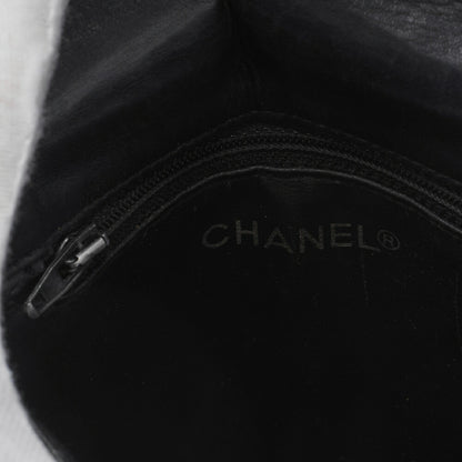 CHANEL Shoulder Bag, Matelasse Vertical Straight Flap, Lambskin, Black, Gold-Tone Hardware, Pre-Owned - Vintage La Charme
