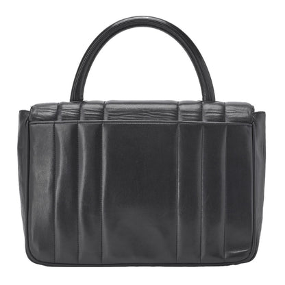 CHANEL Shoulder Bag, Mademoiselle Turn Lock, Lambskin, Black, Gold-Tone Hardware, Pre-Owned - Vintage La Charme