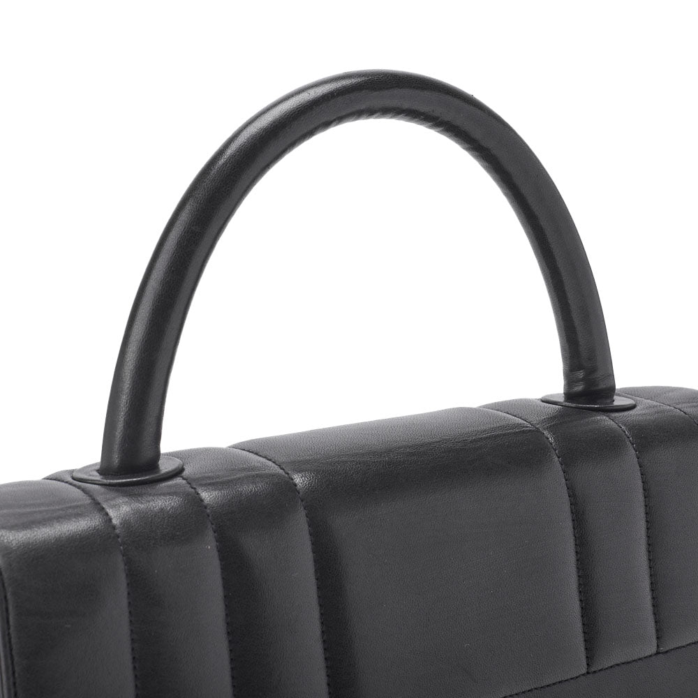 CHANEL Shoulder Bag, Mademoiselle Turn Lock, Lambskin, Black, Gold-Tone Hardware, Pre-Owned - Vintage La Charme