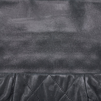 CHANEL Shoulder Tote Bag Matelasse Sparkle Leather Black Silver-Tone Hardware Pre-Owned - Vintage La Charme