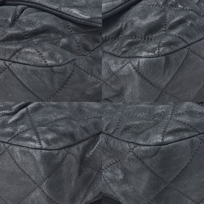 CHANEL Shoulder Tote Bag Matelasse Sparkle Leather Black Silver-Tone Hardware Pre-Owned - Vintage La Charme
