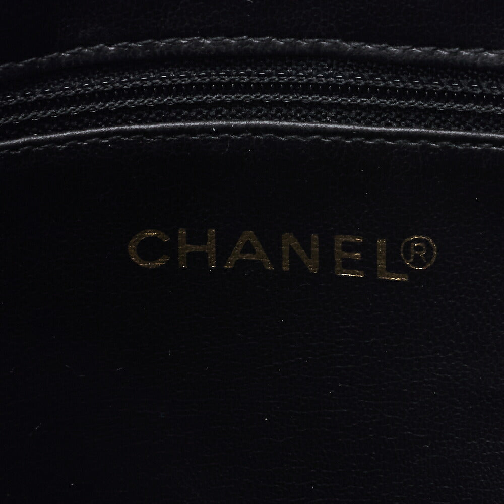 CHANEL Shoulder Bag, V Stitch Ball Charm, Chain Shoulder, Lambskin, Black, Gold-Tone Hardware, Pre-Owned - Vintage La Charme