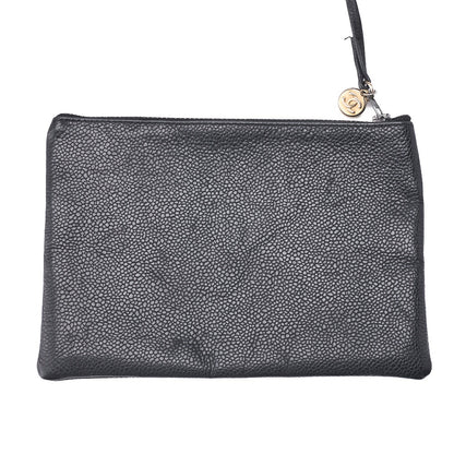 CHANEL Shoulder Bag, Drawstring Type, Caviar Skin, Black, Gold-Tone Hardware, Pre-Owned - Vintage La Charme