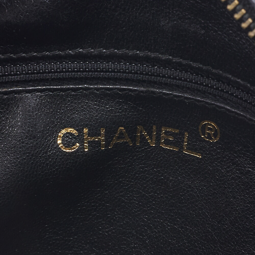 CHANEL Shoulder Bag, Coco Mark With Fringe, Lambskin, Black, Gold-Tone Hardware, Pre-Owned - Vintage La Charme
