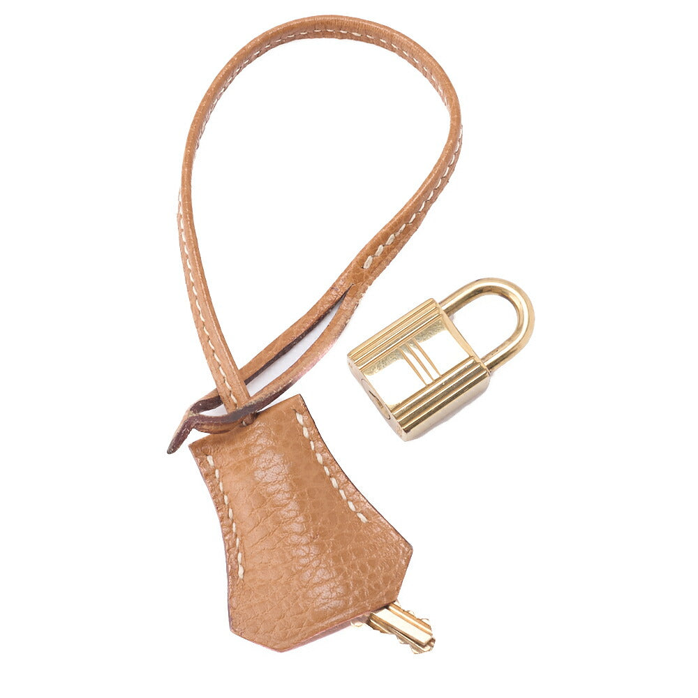 HERMES Birkin 35 Handbag, Ardennes Leather, Natural Sable, Gold-Tone Hardware, Pre-Owned - Vintage La Charme