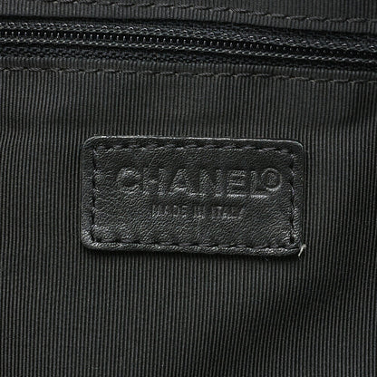 CHANEL Tote Bag, Coco Mark Wild Stitch, Calfskin, Black, Silver-Tone Hardware, Pre-Owned - Vintage La Charme