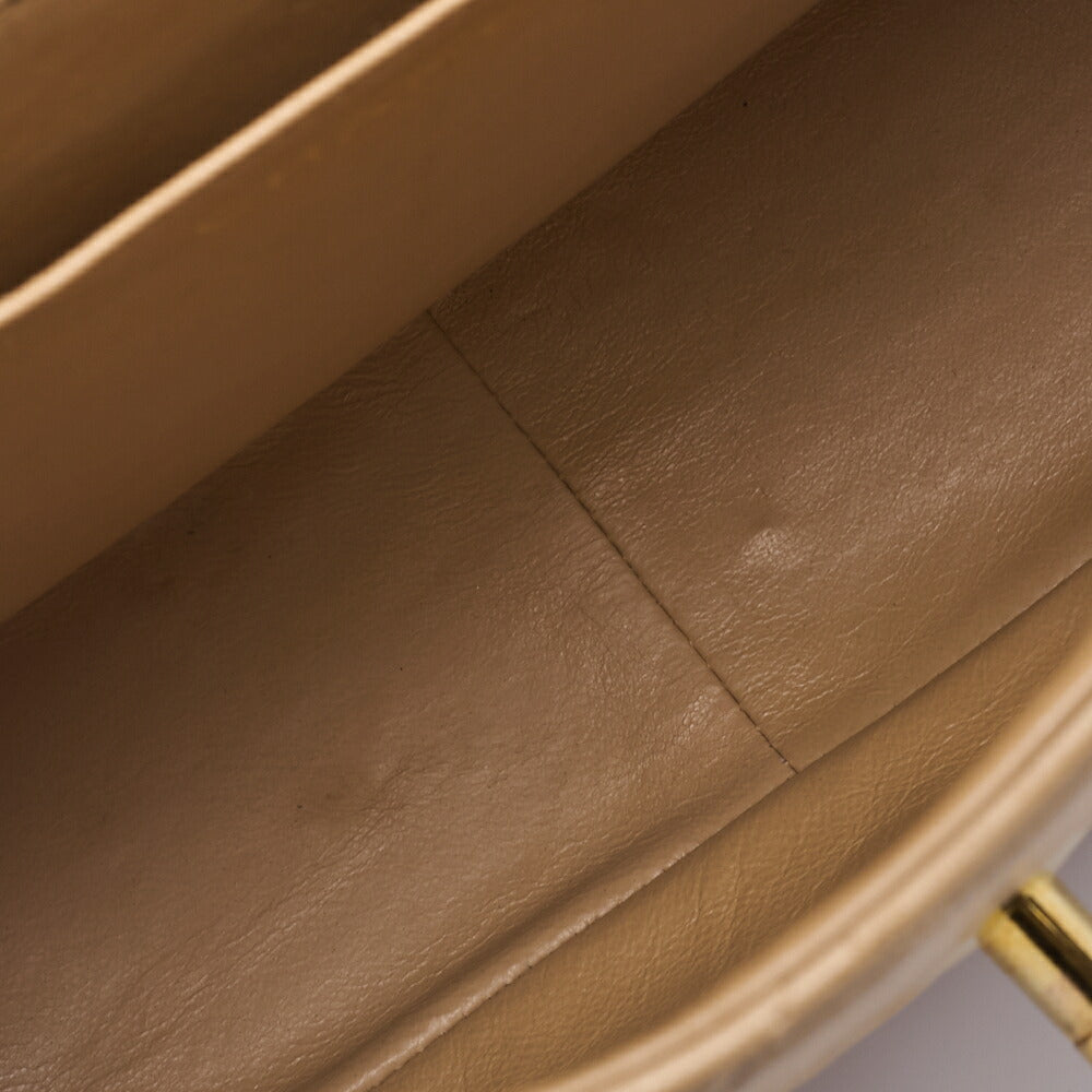 Chanel Shoulder Tote Bag Matelasse Lambskin Beige Gold-Tone Hardware Pre-Owned - Vintage La Charme