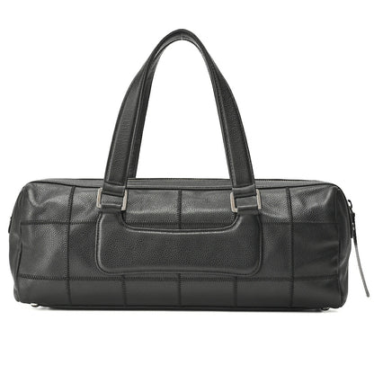 CHANEL Shoulder Bag, Chocolate Bar Logo, Caviar Skin, Black, Silver-Tone Hardware, Pre-Owned - Vintage La Charme