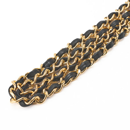 CHANEL Shoulder Bag Mini Matelasse Lambskin Black Gold-Tone Hardware Pre-Owned - Vintage La Charme
