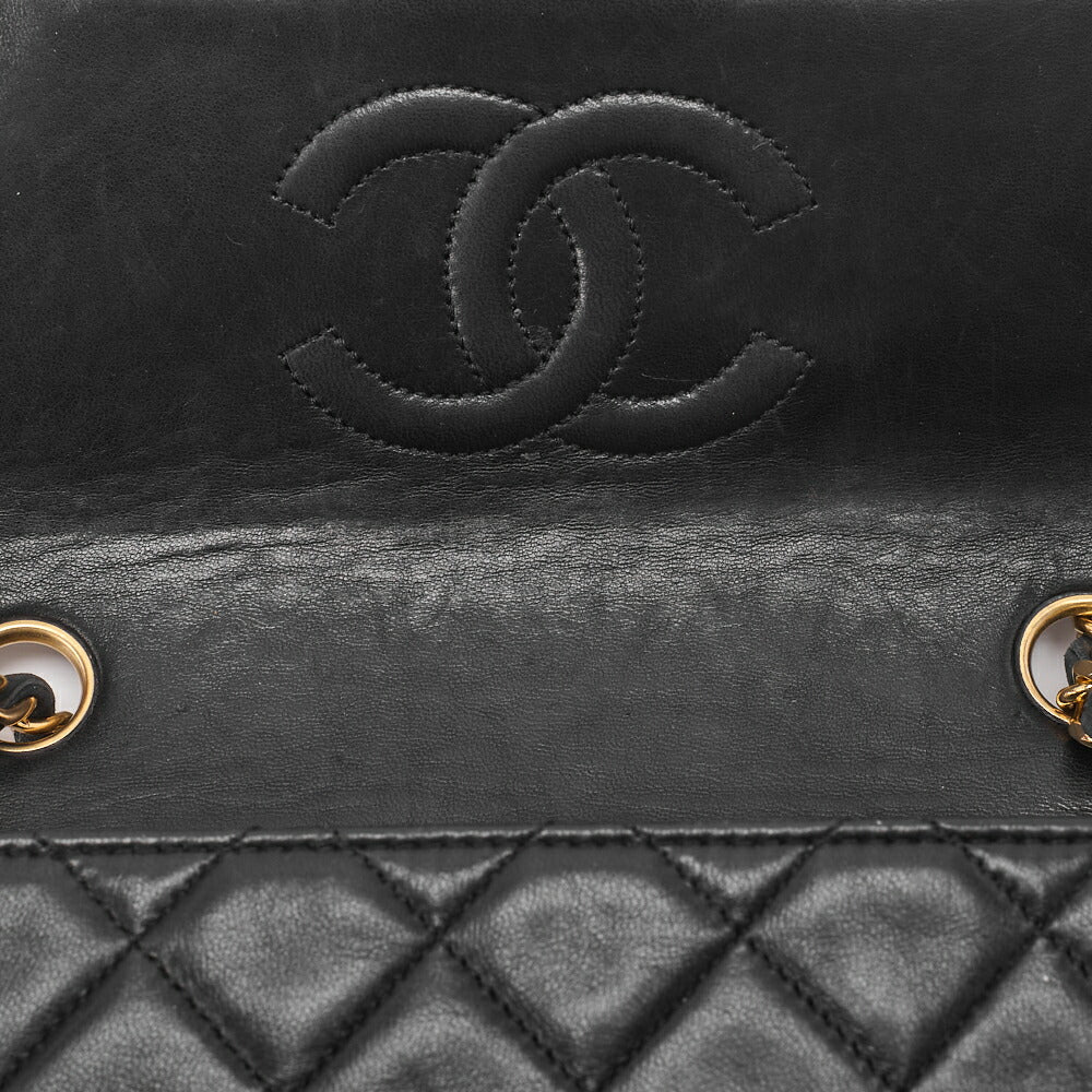 CHANEL Shoulder Bag Mini Matelasse Lambskin Black Gold-Tone Hardware Pre-Owned - Vintage La Charme