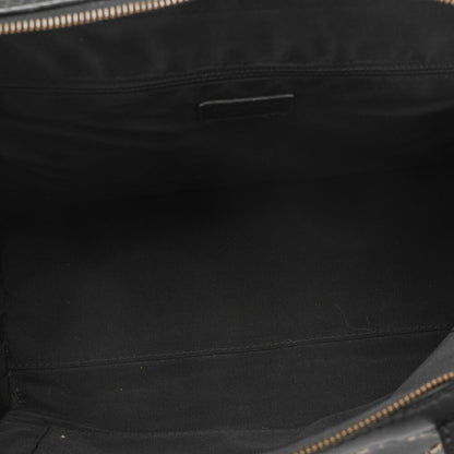 CHANEL Tote Bag, Coco Mark Wild Stitch, Calfskin, Black, Silver-Tone Hardware, Pre-Owned - Vintage La Charme