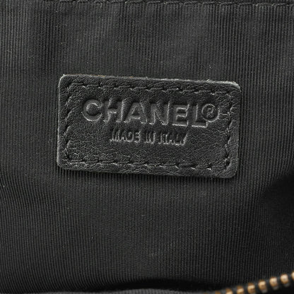 CHANEL Tote Bag, Coco Mark Wild Stitch, Calfskin, Black, Silver-Tone Hardware, Pre-Owned - Vintage La Charme