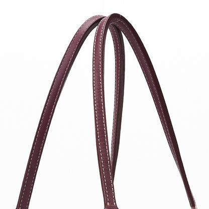 Goyard Saint Louis PM Tote Bag Coated Canvas Bordeaux Silver-Tone Hardware Pre-Owned - Vintage La Charme