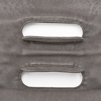 CHANEL Shoulder Bag Matelasse Turn Lock 2.55 Lambskin Gray Silver-Tone Hardware Pre-Owned - Vintage La Charme