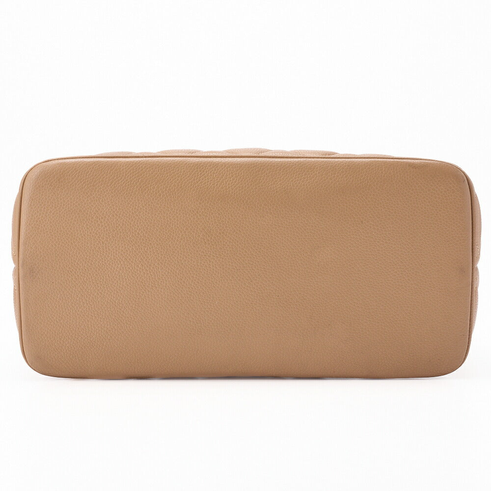 CHANEL Tote Bag, Matelasse Reprint, Caviar Skin, Beige, Gold-Tone Hardware, Pre-Owned - Vintage La Charme