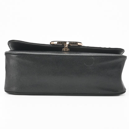 Chanel Shoulder Bag, V Stitch, Chain Shoulder, Lambskin, Black, Gold-Tone Hardware, Pre-Owned - Vintage La Charme