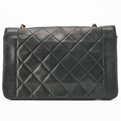 CHANEL Shoulder Tote Bag Matelasse Lambskin Black Gold-Tone Hardware Pre-Owned - Vintage La Charme