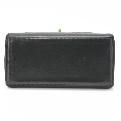CHANEL Shoulder Bag, Chocolate Bar 2.55 Rock Chain, Lambskin, Black-Blue, Gold-Tone Hardware, Pre-Owned - Vintage La Charme