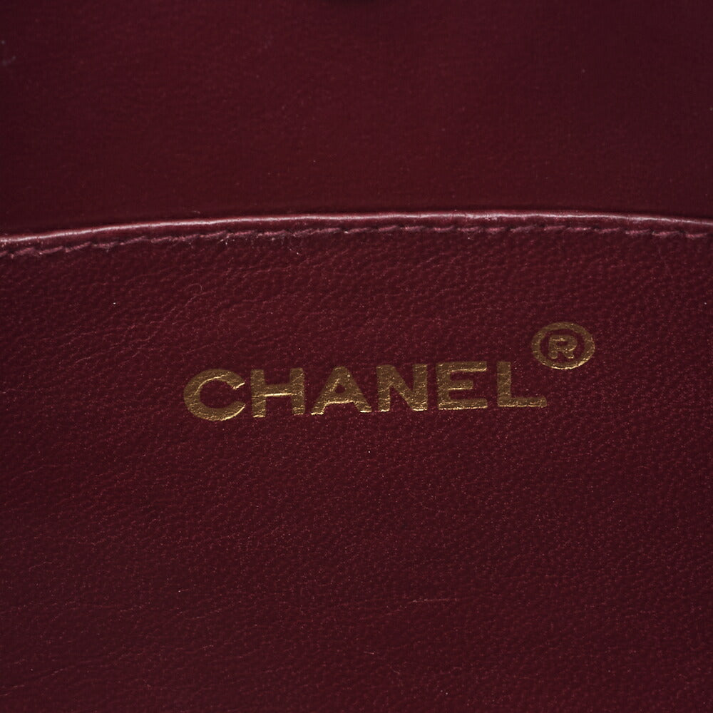CHANEL Shoulder Bag Half Moon Matelasse Lambskin Black Gold-Tone Hardware Pre-Owned - Vintage La Charme
