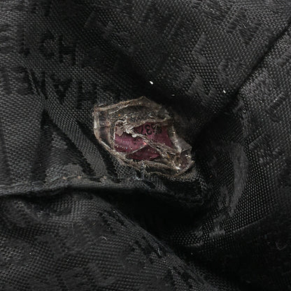 CHANEL Large Tote Bag Camellia Line Lambskin Black Silver-Tone Hardware Pre-Owned - Vintage La Charme