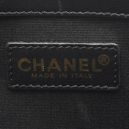 CHANEL Handbag, Icon Design, Cotton, Black, Gold-Tone Hardware, Pre-Owned - Vintage La Charme