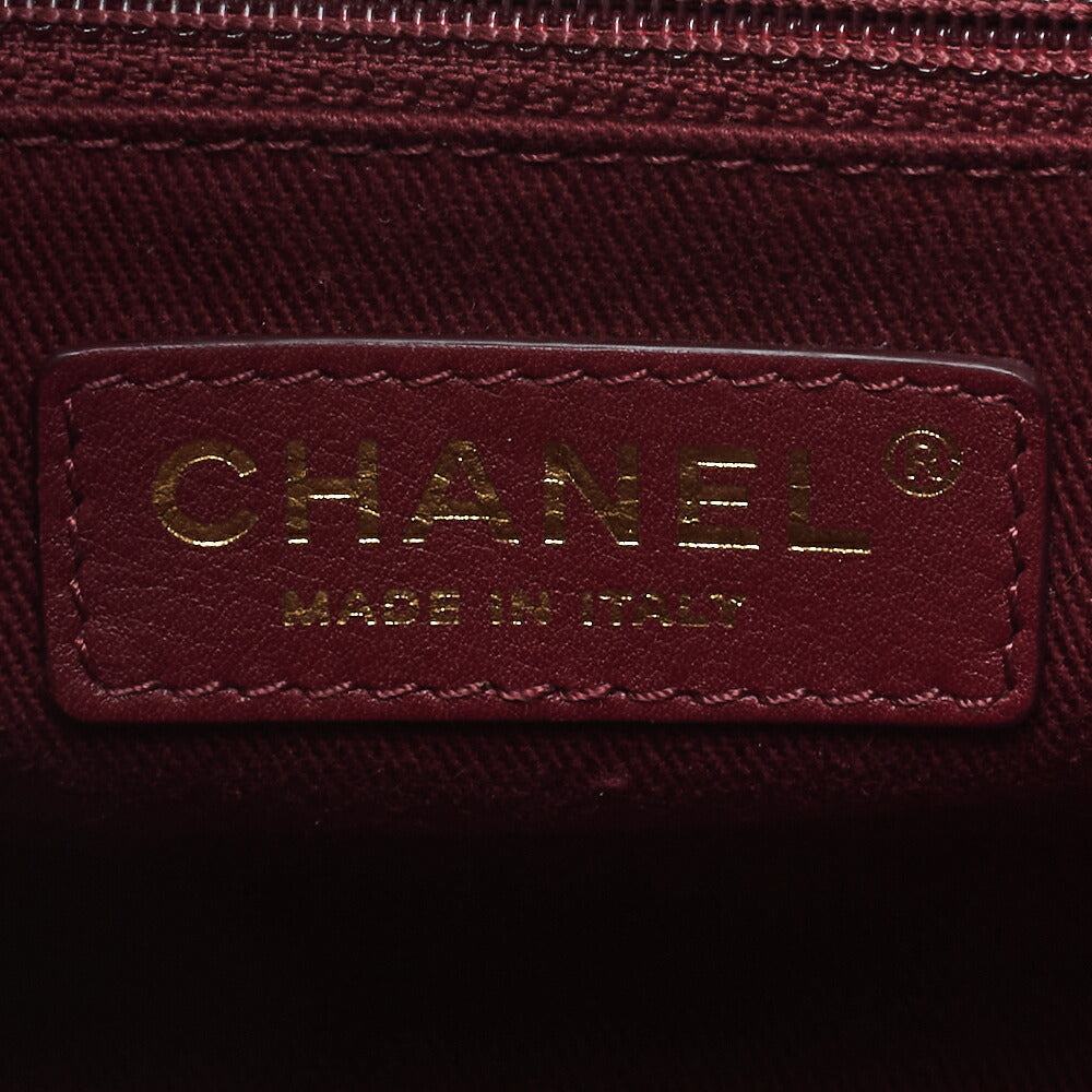CHANEL Shoulder Bag Vintage Calf Denim Coco Charm Drawstring Brown Gold-Tone Hardware Pre-Owned - Vintage La Charme