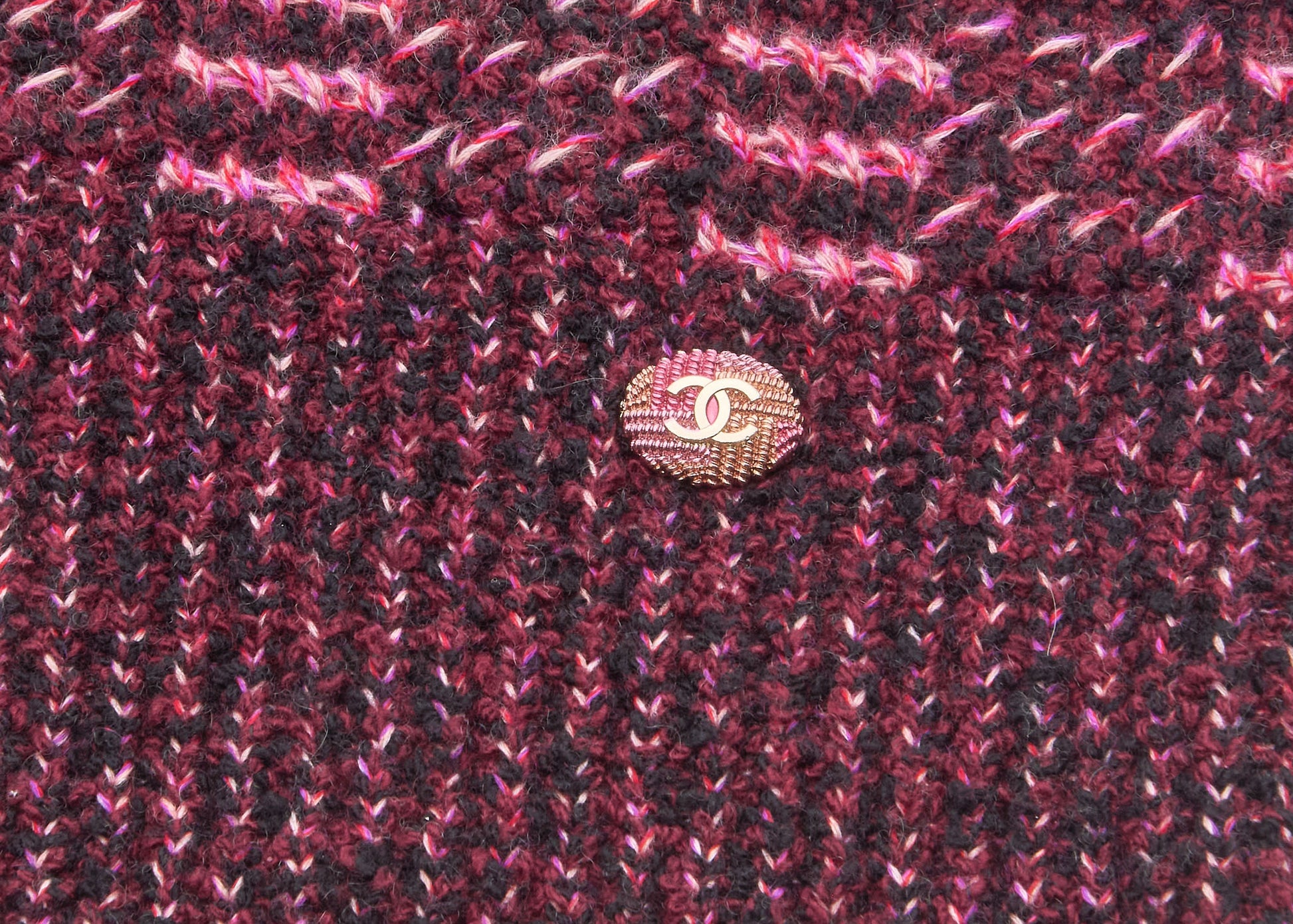 CHANEL Knit Vest, Camisole, Sleeveless, Cashmere Blend, Pink, Gold-Tone Hardware, Pre-Owned - Vintage La Charme
