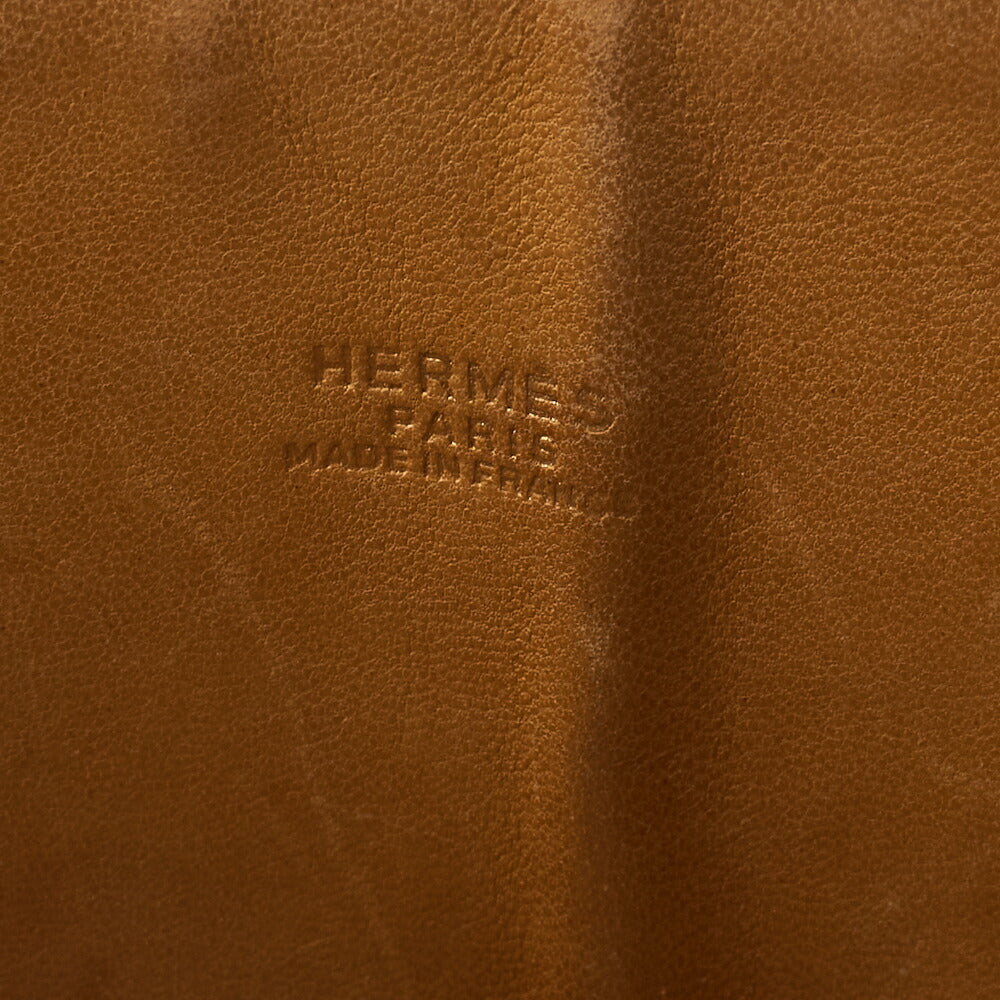 HERMES Bolide 35 Handbag Shoulder Bag Fjord Leather Natural Gold-Tone Hardware Pre-Owned - Vintage La Charme