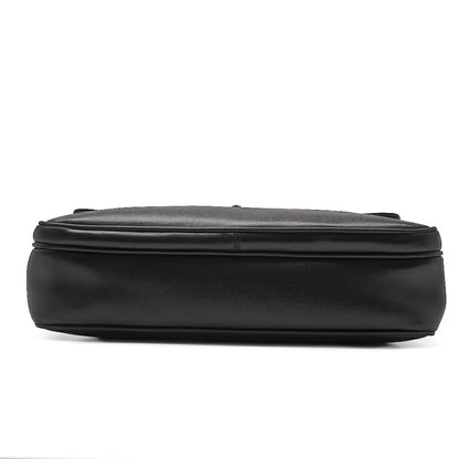 Chanel Shoulder Bag, Outside Flap, Double Chain Shoulder, Lambskin, Black, Gold-Tone Hardware, Pre-Owned - Vintage La Charme