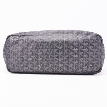 Goyard Saint Louis PM Tote Bag Coated Canvas Gray Silver-Tone Hardware Pre-Owned - Vintage La Charme