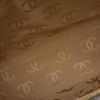 CHANEL Shoulder Bag, Matelasse Coco Mark One, Calf Leather, Beige, Gold-Tone Hardware, Pre-Owned - Vintage La Charme