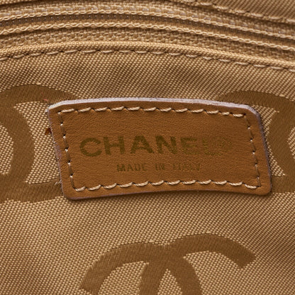 CHANEL Shoulder Bag, Matelasse Coco Mark One, Calf Leather, Beige, Gold-Tone Hardware, Pre-Owned - Vintage La Charme