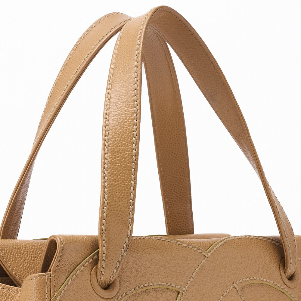 CHANEL Tote Bag, Wild Stitch Coco Mark, Caviar Skin, Beige, Gold-Tone Hardware, Pre-Owned - Vintage La Charme