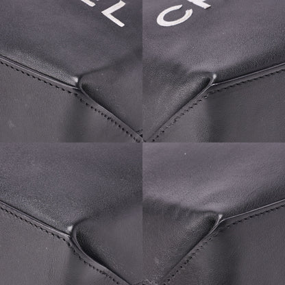 CHANEL Mini Tote Bag Essential Logo Mark Lambskin Black Silver-Tone Hardware Pre-Owned - Vintage La Charme