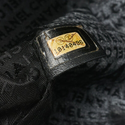 CHANEL Tote Bag Executive 2.55 Rock Caviar Skin Black Silver-Tone Hardware Pre-Owned - Vintage La Charme