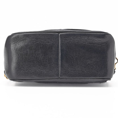 CHANEL Shoulder Bag, Coco Mark Fringe Chain Shoulder, Lambskin, Black, Gold-Tone Hardware, Pre-Owned - Vintage La Charme