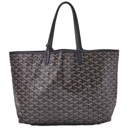 Goyard Saint Louis PM Tote Bag, Coated Canvas, Black, Silver-Tone Hardware, Pre-Owned - Vintage La Charme