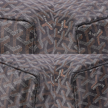 Goyard Saint Louis PM Tote Bag, Coated Canvas, Black, Silver-Tone Hardware, Pre-Owned - Vintage La Charme