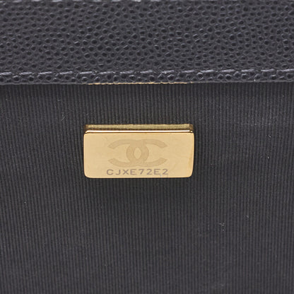 CHANEL Shoulder Bag Tote Bag Matelasse Caviar Skin Black Gold-Tone Hardware Pre-Owned - Vintage La Charme