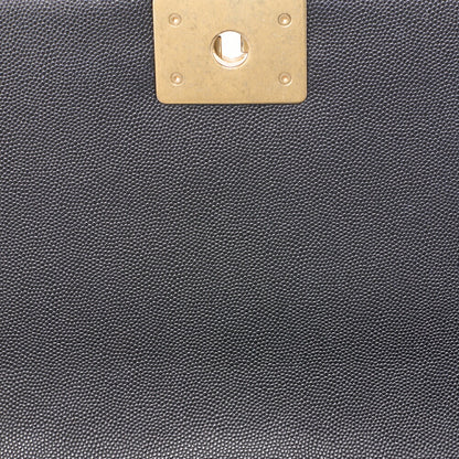 CHANEL Shoulder Bag Tote Bag Matelasse Caviar Skin Black Gold-Tone Hardware Pre-Owned - Vintage La Charme