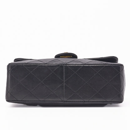 CHANEL Shoulder Bag Mini Matelasse Lambskin Black Gold-Tone Hardware Pre-Owned - Vintage La Charme
