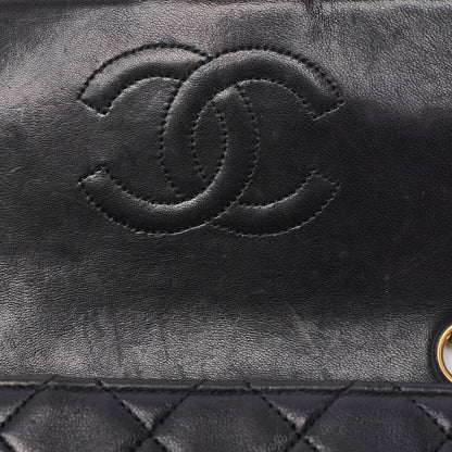CHANEL Shoulder Bag Mini Matelasse Lambskin Black Gold-Tone Hardware Pre-Owned - Vintage La Charme