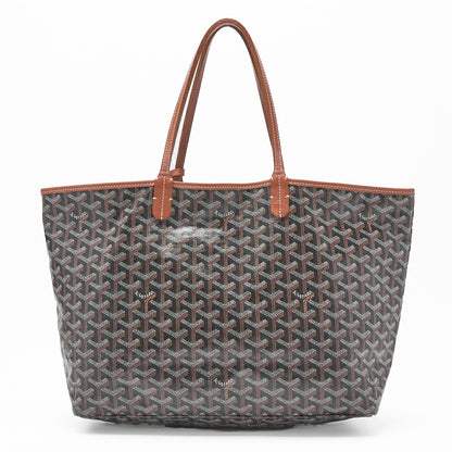 Goyard Saint Louis PM Tote Bag, Coated Canvas, Black, Silver-Tone Hardware, Pre-Owned - Vintage La Charme