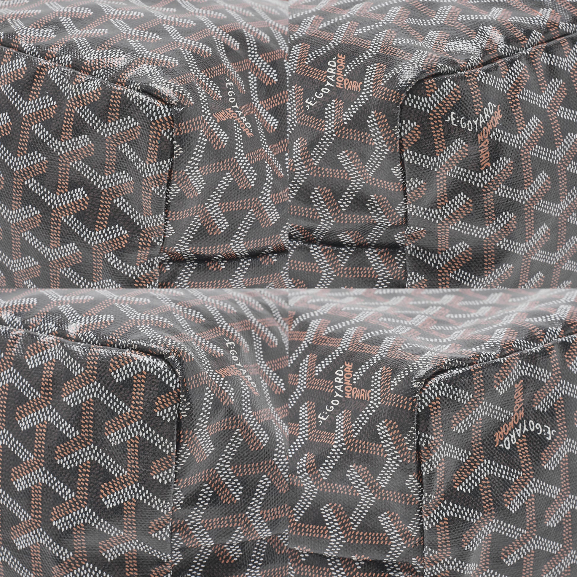 Goyard Saint Louis PM Tote Bag, Coated Canvas, Black, Silver-Tone Hardware, Pre-Owned - Vintage La Charme