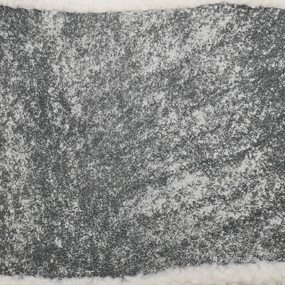 CHANEL Shoulder Bag Coco Mark Mouton Fur White Gray Silver-Tone Hardware Pre-Owned - Vintage La Charme