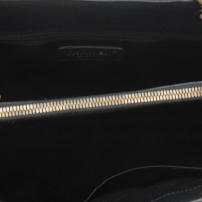 CHANEL Shoulder Tote Bag Matelasse Caviar Leather Black Gold-Tone Hardware Pre-Owned - Vintage La Charme