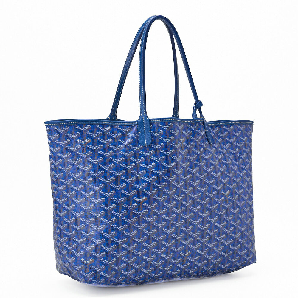 Goyard Saint Louis PM Tote Bag Coated Canvas Black Silver-Tone Hardware Pre-Owned - Vintage La Charme