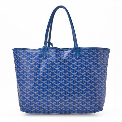 Goyard Saint Louis PM Tote Bag Coated Canvas Black Silver-Tone Hardware Pre-Owned - Vintage La Charme