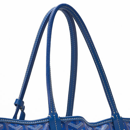 Goyard Saint Louis PM Tote Bag Coated Canvas Black Silver-Tone Hardware Pre-Owned - Vintage La Charme