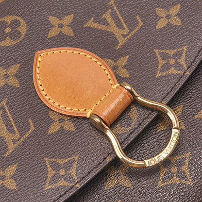 Louis Vuitton Shoulder Bag, Monogram, Canvas, Brown, Gold-Tone Hardware, Pre-Owned - Vintage La Charme